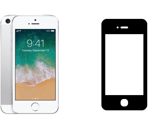 iPhone 5s/SE Display-Reparatur (Original)