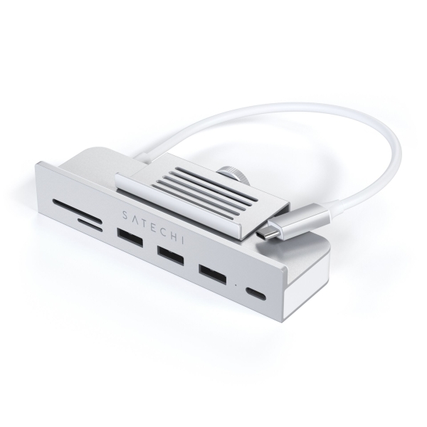 Satechi USB-C Clamp Hub für 24" iMac, silber
