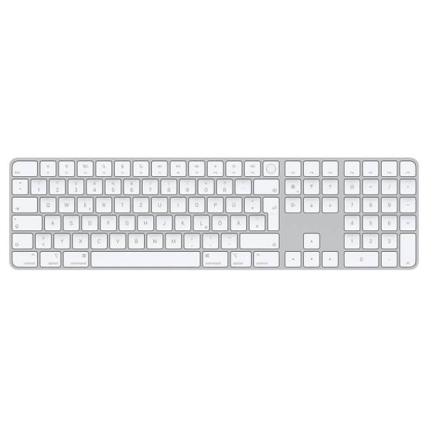 Magic Keyboard mit Touch ID und Ziffern­block für Mac Modelle mit Apple Chip – Deutsch – Schwarze Ta
