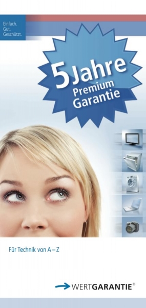 5 Jahre Premium Garantie, bis 1500 €