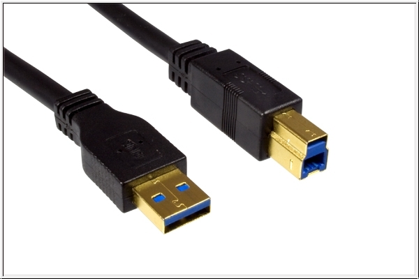 USB 3.0 Kabel, 5 m, A Stecker auf B Stecker