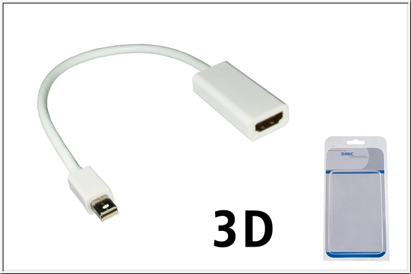mini DisplayPort 1.2 Stecker/ HDMI 1.4 mit 3D, 4K x 2K