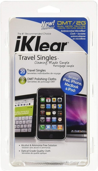iKlear Travel Singles Reinigungstücher, 20er Pack