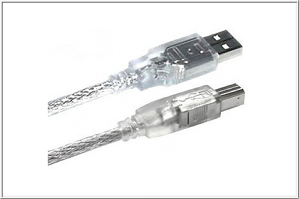 USB 2.0 Kabel, 2 m, A Stecker auf B Stecker